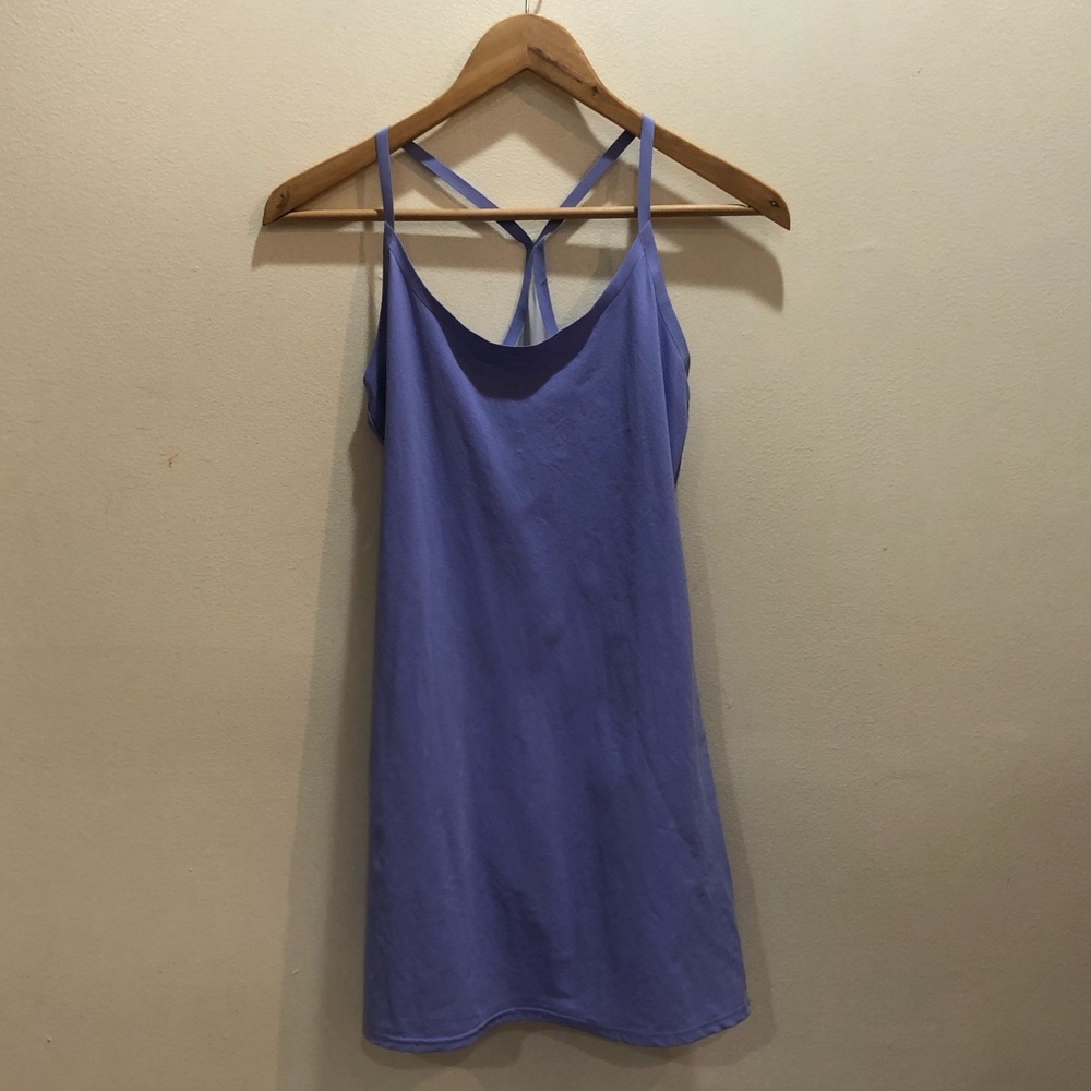 OUTDOOR VOICES EXERCISE DRESS WITH LINER -LILAC